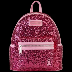 Breast Cancer Research Foundation Mini Backpacks< Exclusive Pink Ribbon Sequin Mini Backpack