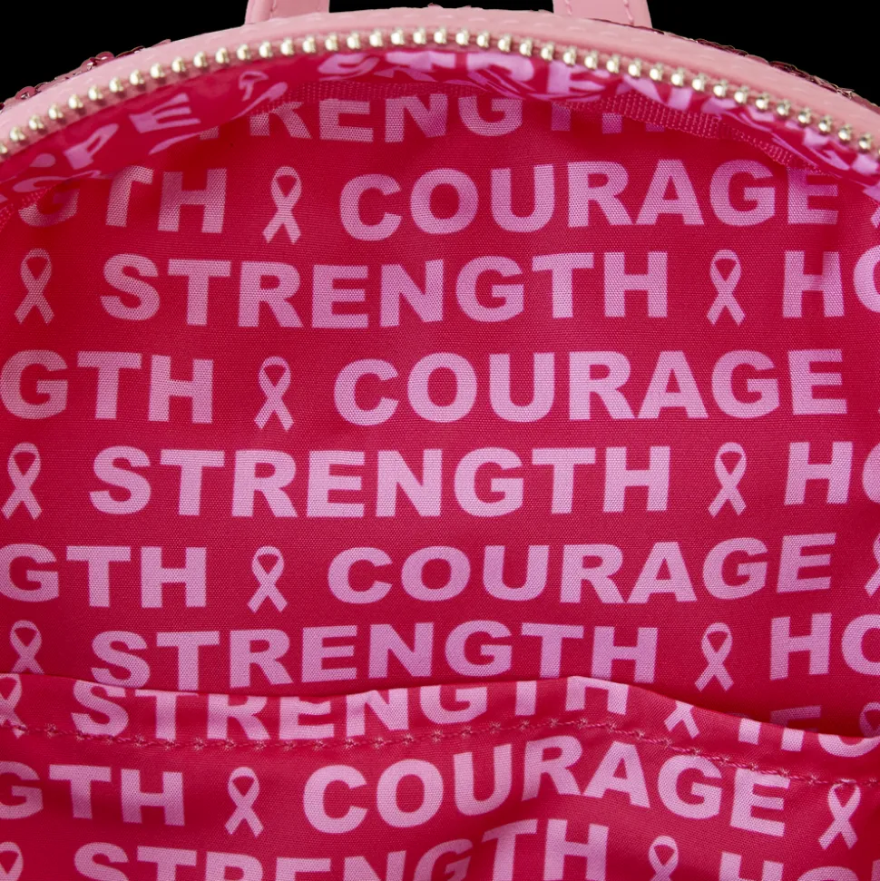 Breast Cancer Research Foundation Mini Backpacks< Exclusive Pink Ribbon Sequin Mini Backpack