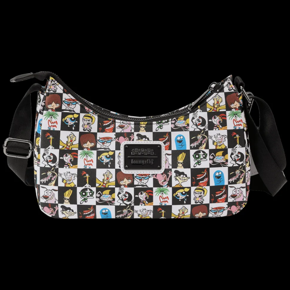 Cartoon Network Crossbody Bags< Retro Collage Crossbody Bag With Coin Pouch