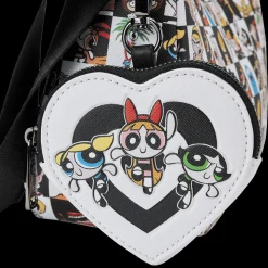 Cartoon Network Crossbody Bags< Retro Collage Crossbody Bag With Coin Pouch