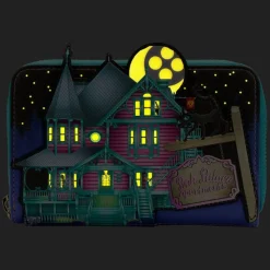 Coraline Wallets< Glow In The Dark House Zip Around Wallet