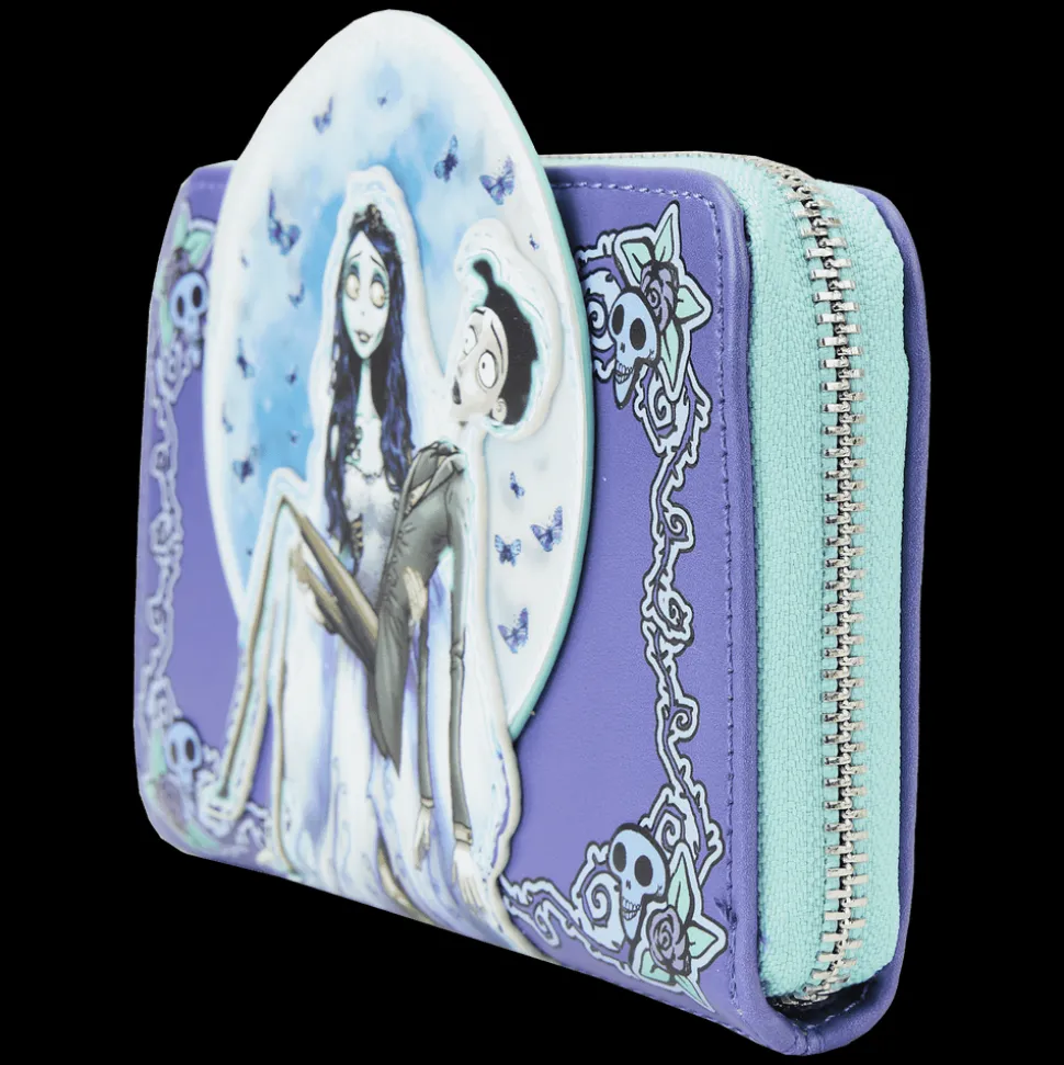Corpse Bride Wallets< Moon Zip Around Wallet