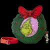 Dr. Seuss Crossbody Bags<' How The Grinch Stole Christmas! Wreath Lenticular Crossbody Bag