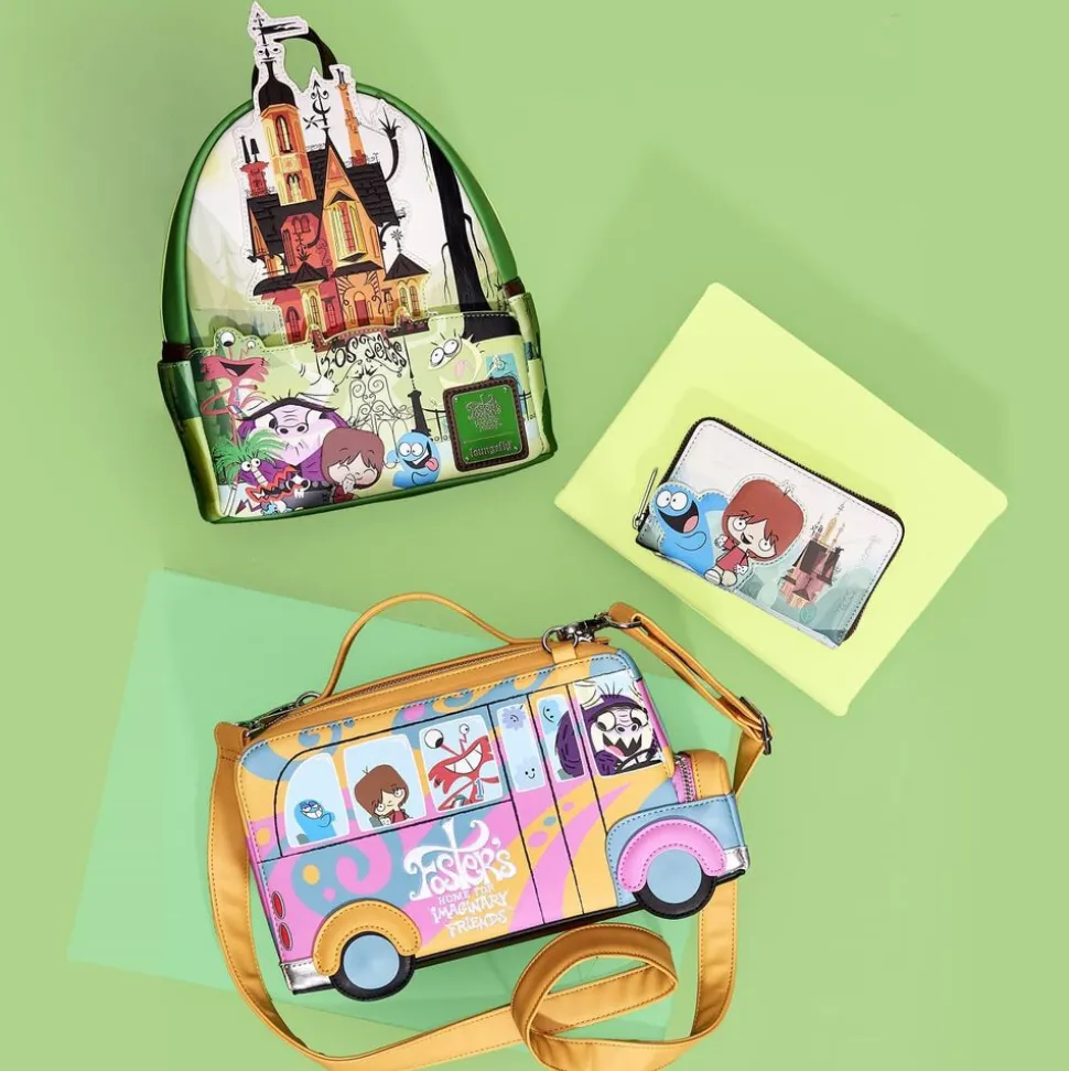 Foster's Home for Imaginary Friends Wallets< Mac And Bloo Zip Around Wallet