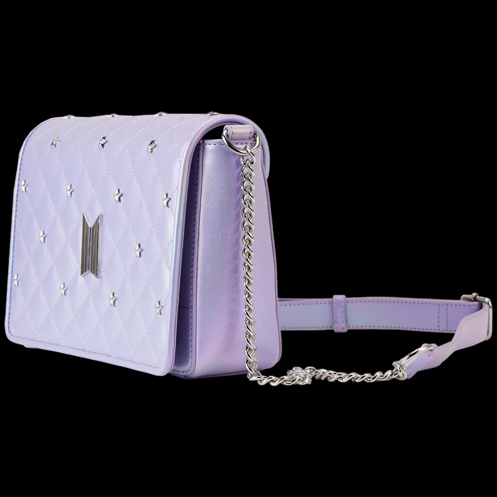 BTS Crossbody Bags<Funko Pop! By Loungefly Logo Iridescent Purple Crossbody Bag