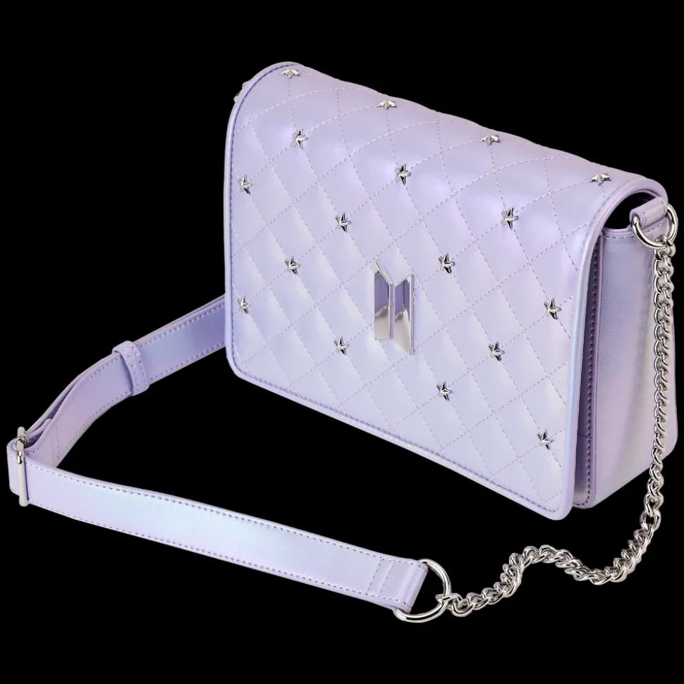 BTS Crossbody Bags<Funko Pop! By Loungefly Logo Iridescent Purple Crossbody Bag