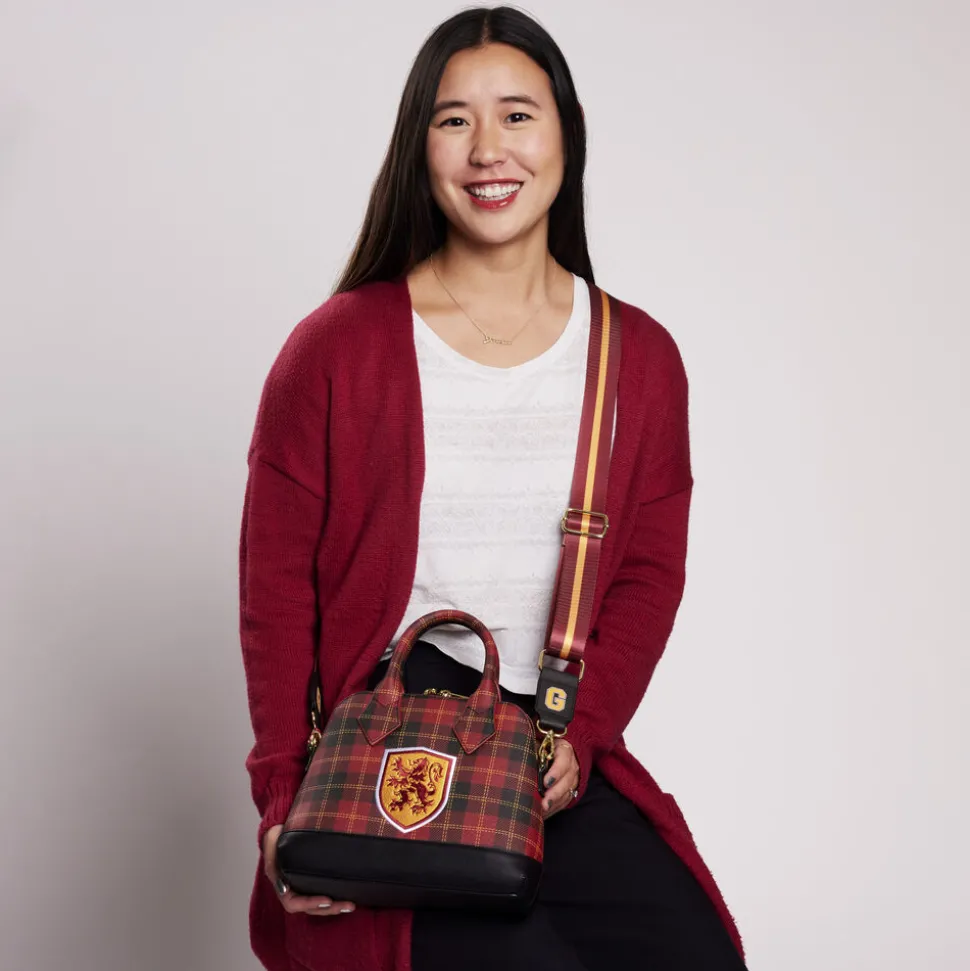 Harry Potter Crossbody Bags< Gryffindor Patch Varsity Plaid Crossbody Bag