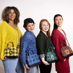Harry Potter Crossbody Bags< Gryffindor Patch Varsity Plaid Crossbody Bag