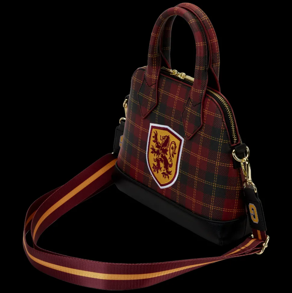 Harry Potter Crossbody Bags< Gryffindor Patch Varsity Plaid Crossbody Bag