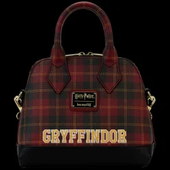 Harry Potter Crossbody Bags< Gryffindor Patch Varsity Plaid Crossbody Bag