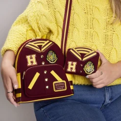 Harry Potter Wallets< Hogwarts Crest Varsity Jacket Zip Around Wallet