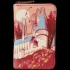 Harry Potter Wallets< Hogwarts Fall Leaves Zip Around Wallet