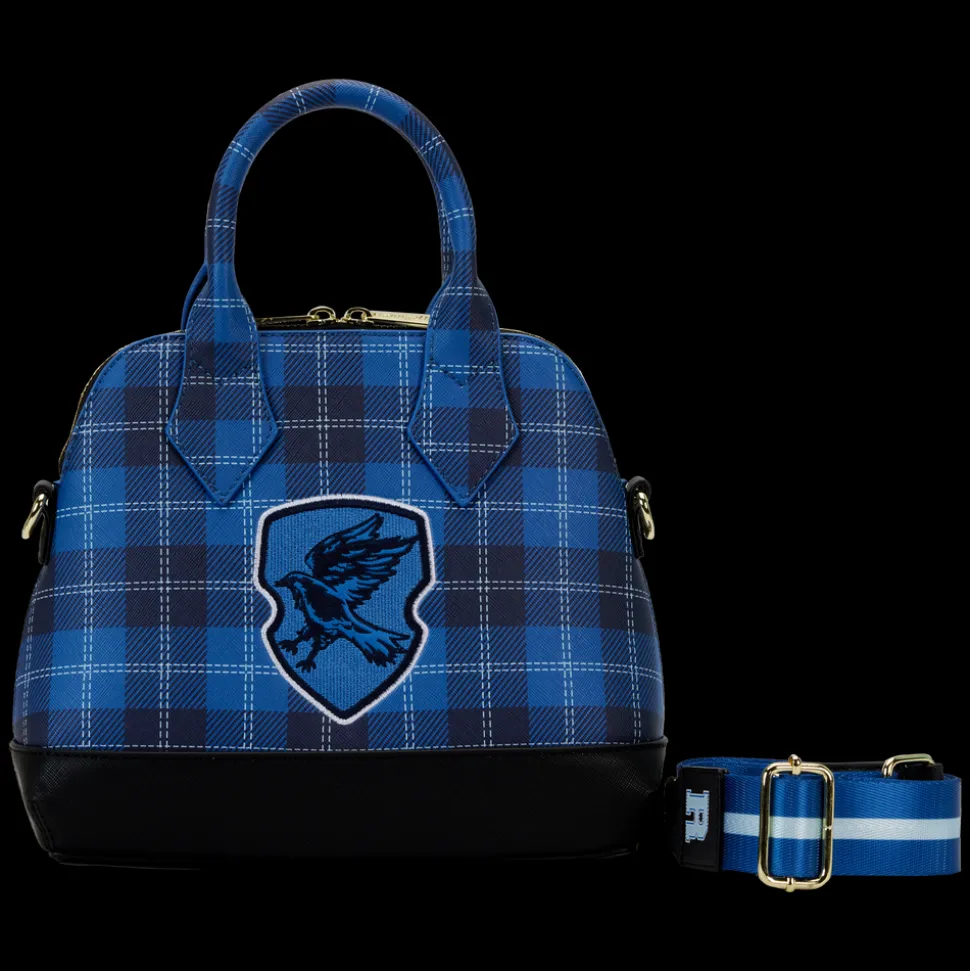 Harry Potter Crossbody Bags< Ravenclaw Patch Varsity Plaid Crossbody Bag