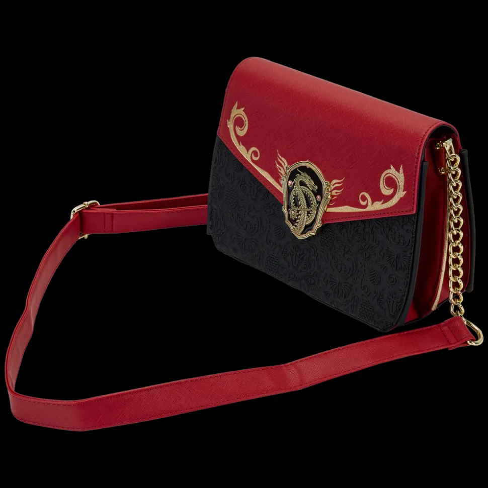 House of the Dragon Crossbody Bags< All-Over Print House Targaryen Crossbody Bag