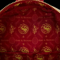 House of the Dragon Mini Backpacks< All-Over Print House Targaryen Sigil Mini Backpack