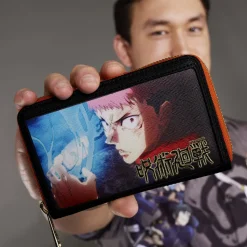 Jujutsu Kaisen Wallets< Yuji Itadori Cosplay Zip Around Wallet