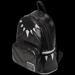 Marvel Mini Backpacks< Metallic Black Panther Cosplay Mini Backpack