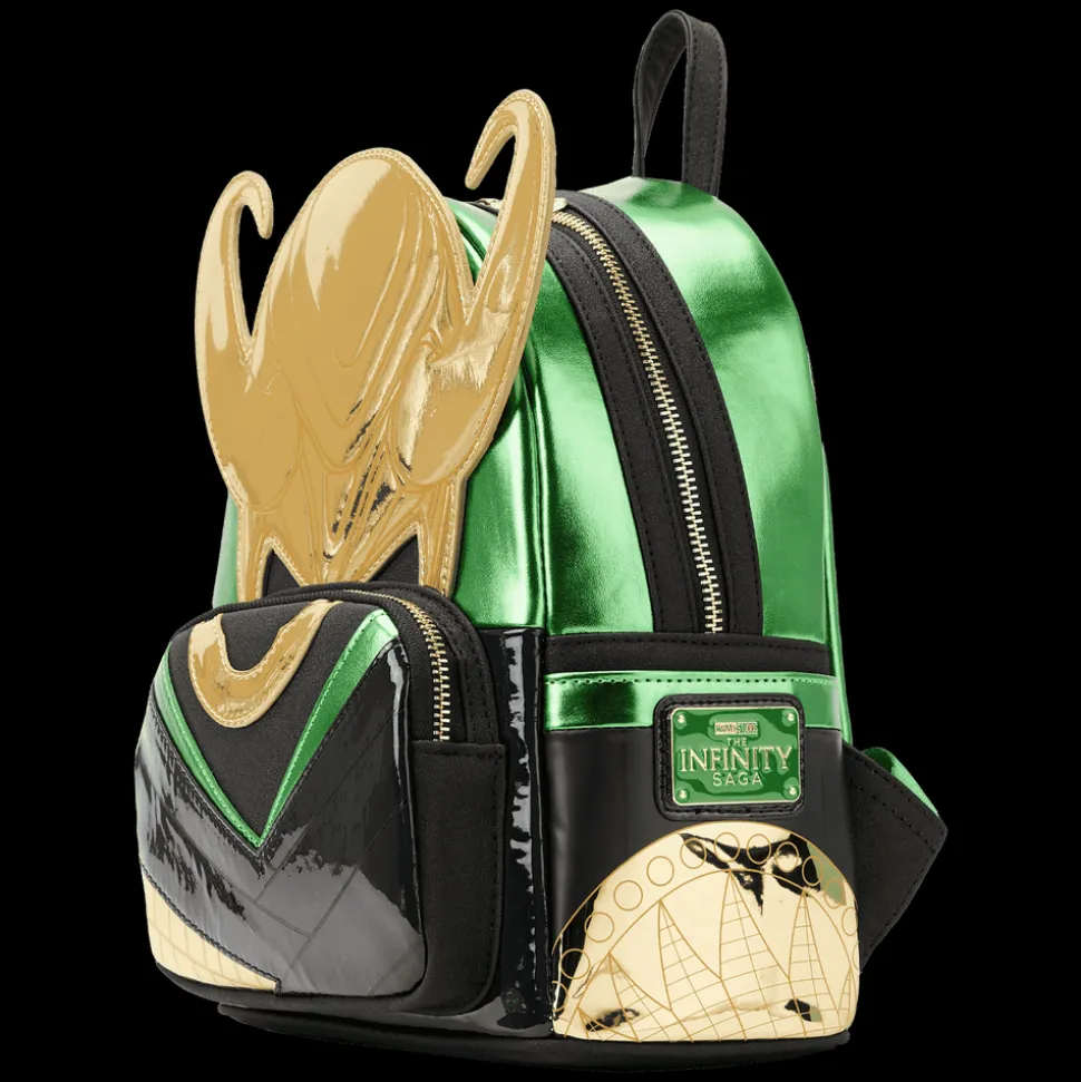 Marvel Mini Backpacks< Metallic Loki Cosplay Mini Backpack