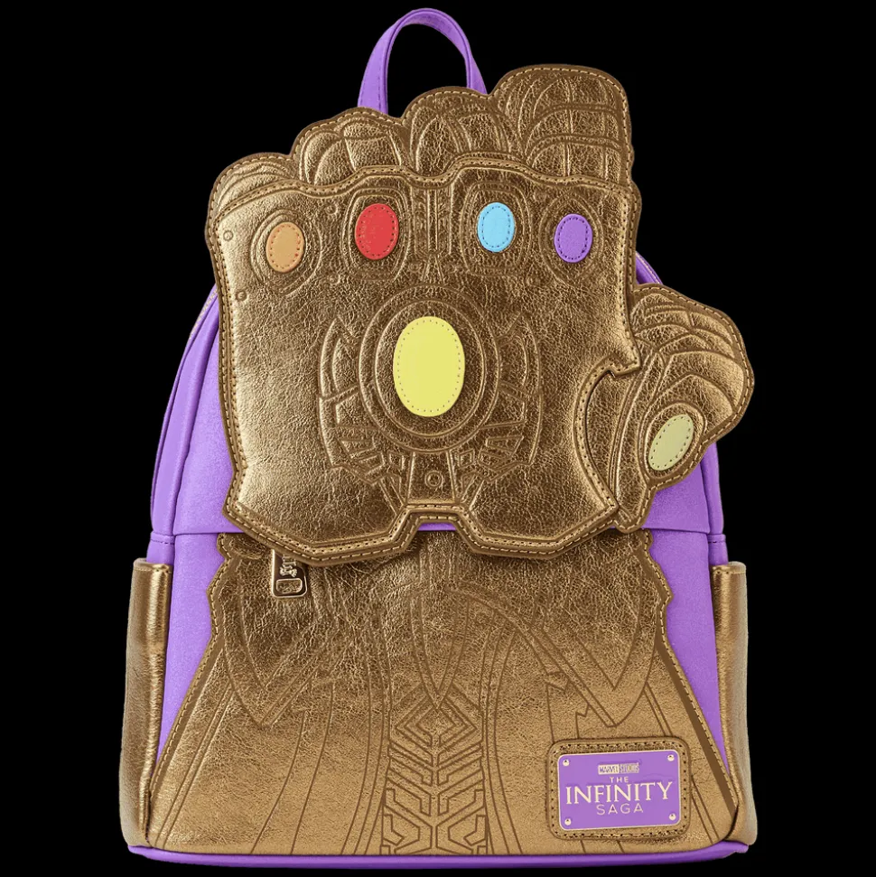 Marvel Mini Backpacks< Metallic Thanos Gauntlet Mini Backpack