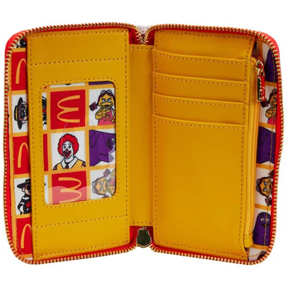McDonald's Wallets< Ronald Mcdonald And Friends Zip Around Wallet
