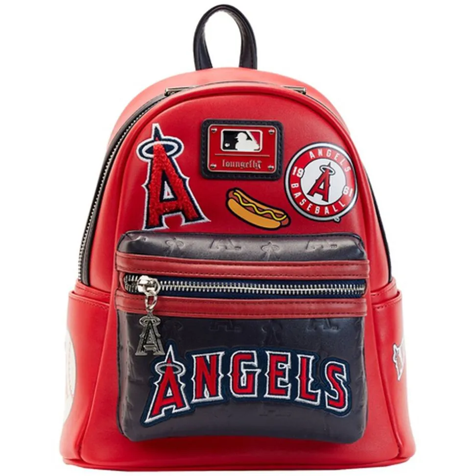 MLB Mini Backpacks< La Angels Patches Mini Backpack