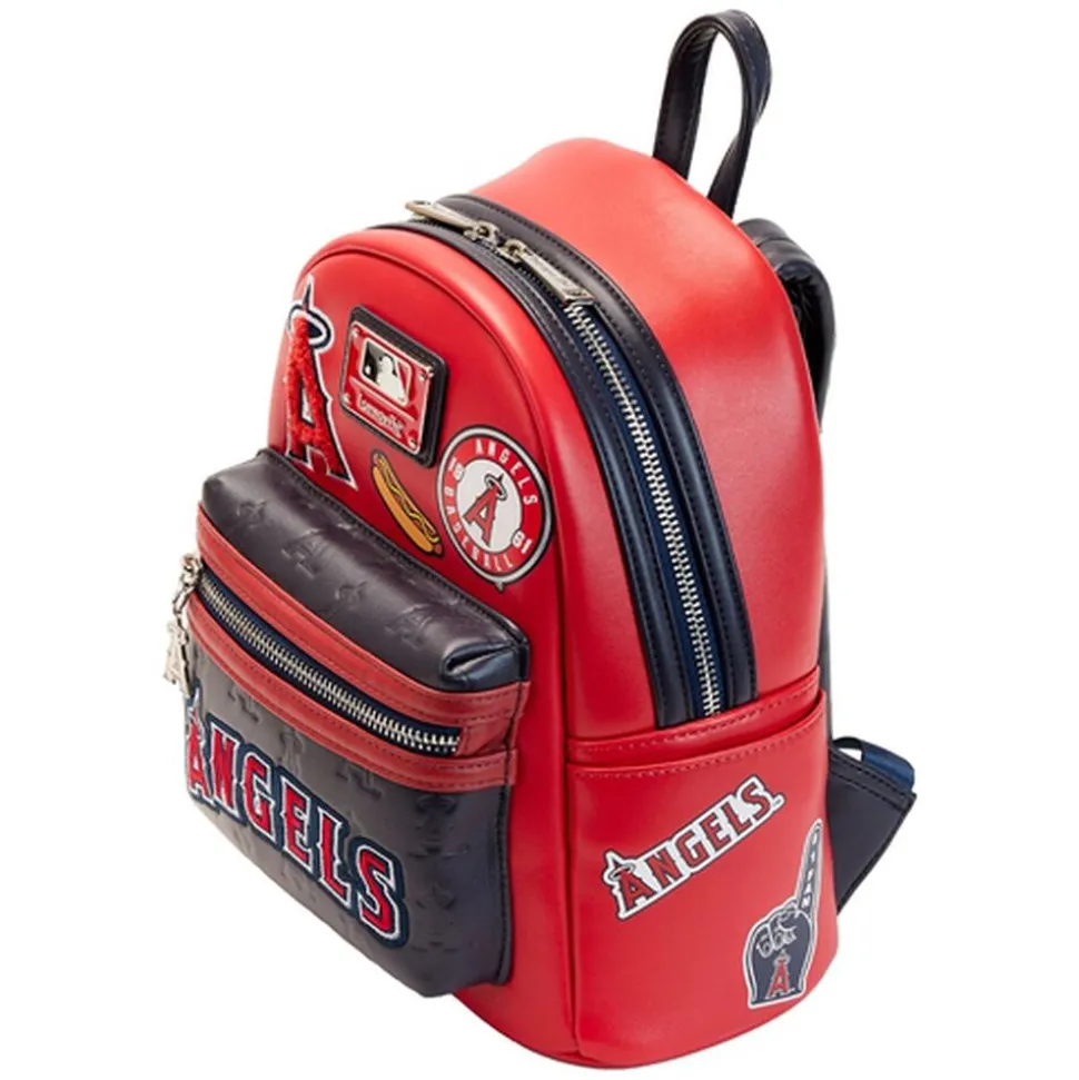 MLB Mini Backpacks< La Angels Patches Mini Backpack
