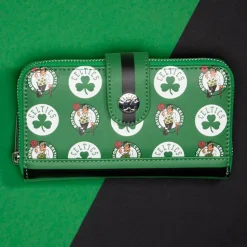 NBA Wallets< Boston Celtics Logo Zip Around Wallet