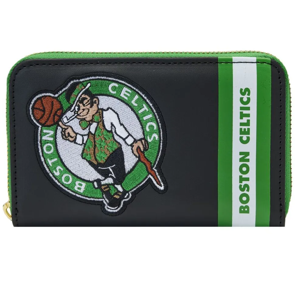 NBA Wallets< Boston Celtics Patch Icons Zip Around Wallet