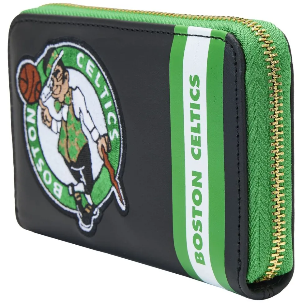 NBA Wallets< Boston Celtics Patch Icons Zip Around Wallet