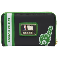NBA Wallets< Boston Celtics Patch Icons Zip Around Wallet
