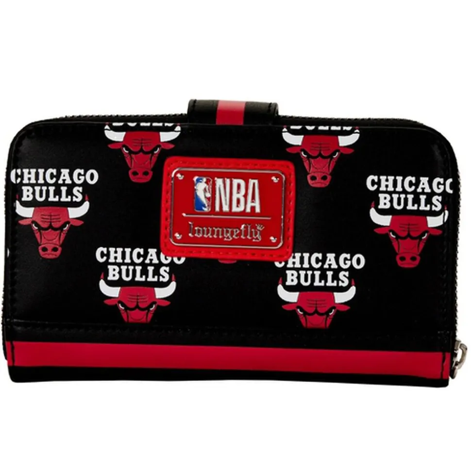 NBA Wallets< Chicago Bulls Logo Zip Around Wallet