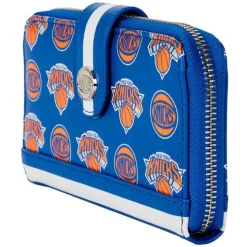 NBA Wallets< New York Knicks Logo Zip Around Wallet