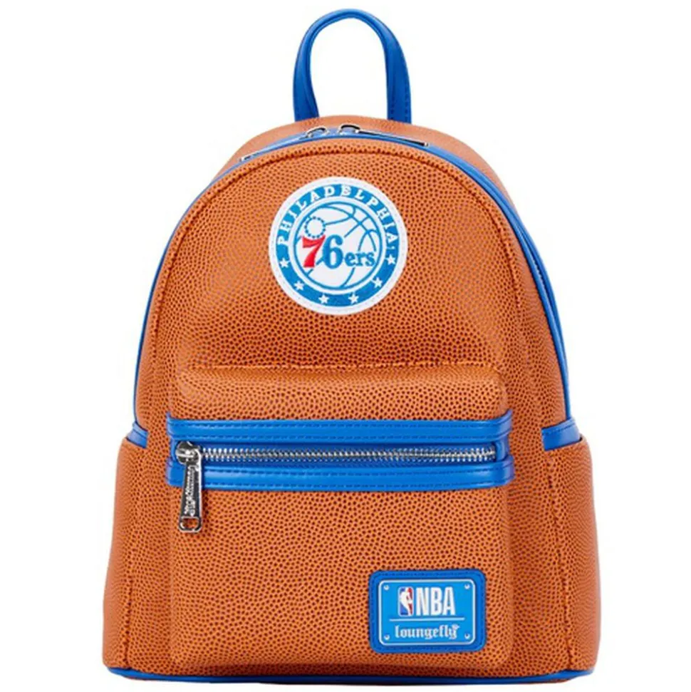 NBA Mini Backpacks< Philadelphia 76Ers Basketball Logo Mini Backpack