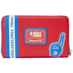 NBA Wallets< Philadelphia 76Ers Patch Icons Zip Around Wallet