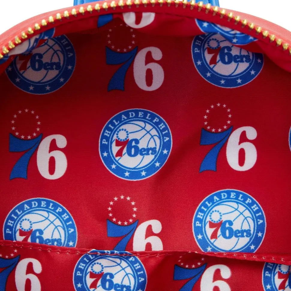 NBA Mini Backpacks< Philadelphia 76Ers Patch Icons Mini Backpack