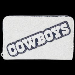 NFL Wallets< Dallas Cowboys Sequin Zip Around Wallet
