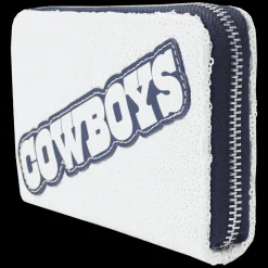 NFL Wallets< Dallas Cowboys Sequin Zip Around Wallet