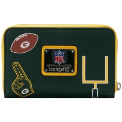 NFL Wallets< Green Bay Packers Patches Zip Around Wallet