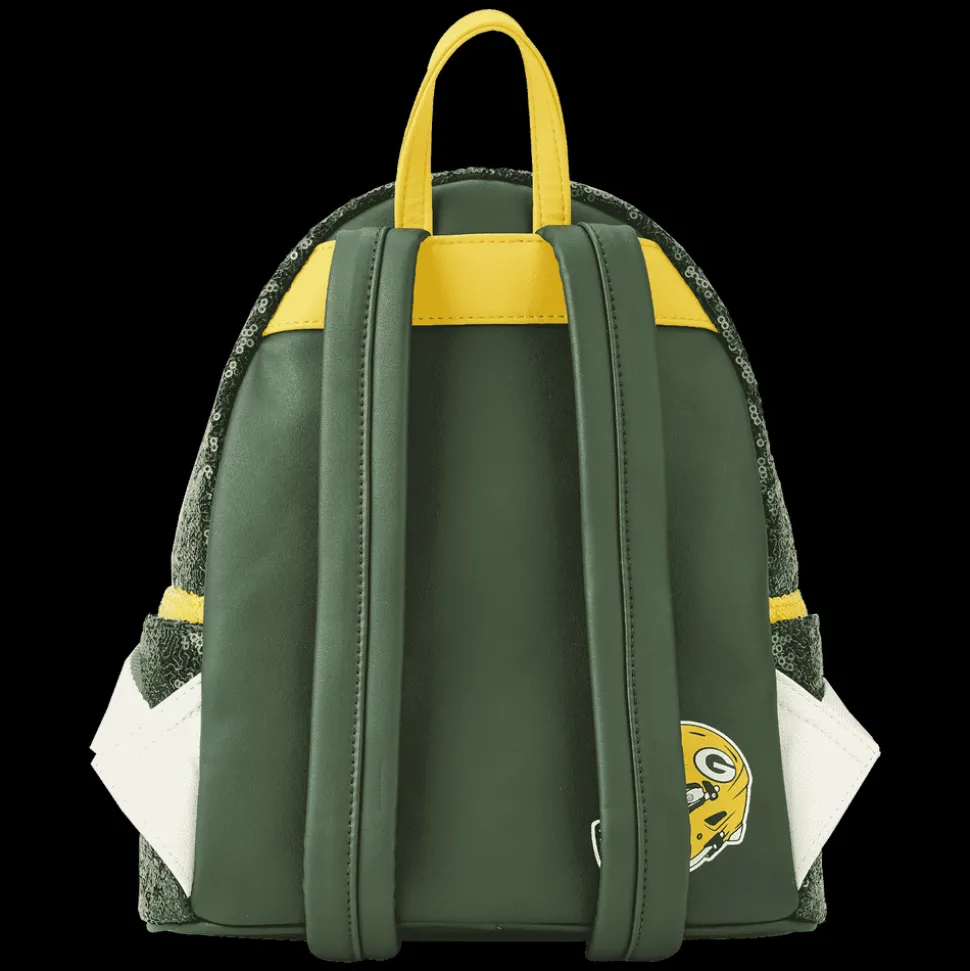 NFL Mini Backpacks< Green Bay Packers Sequin Mini Backpack