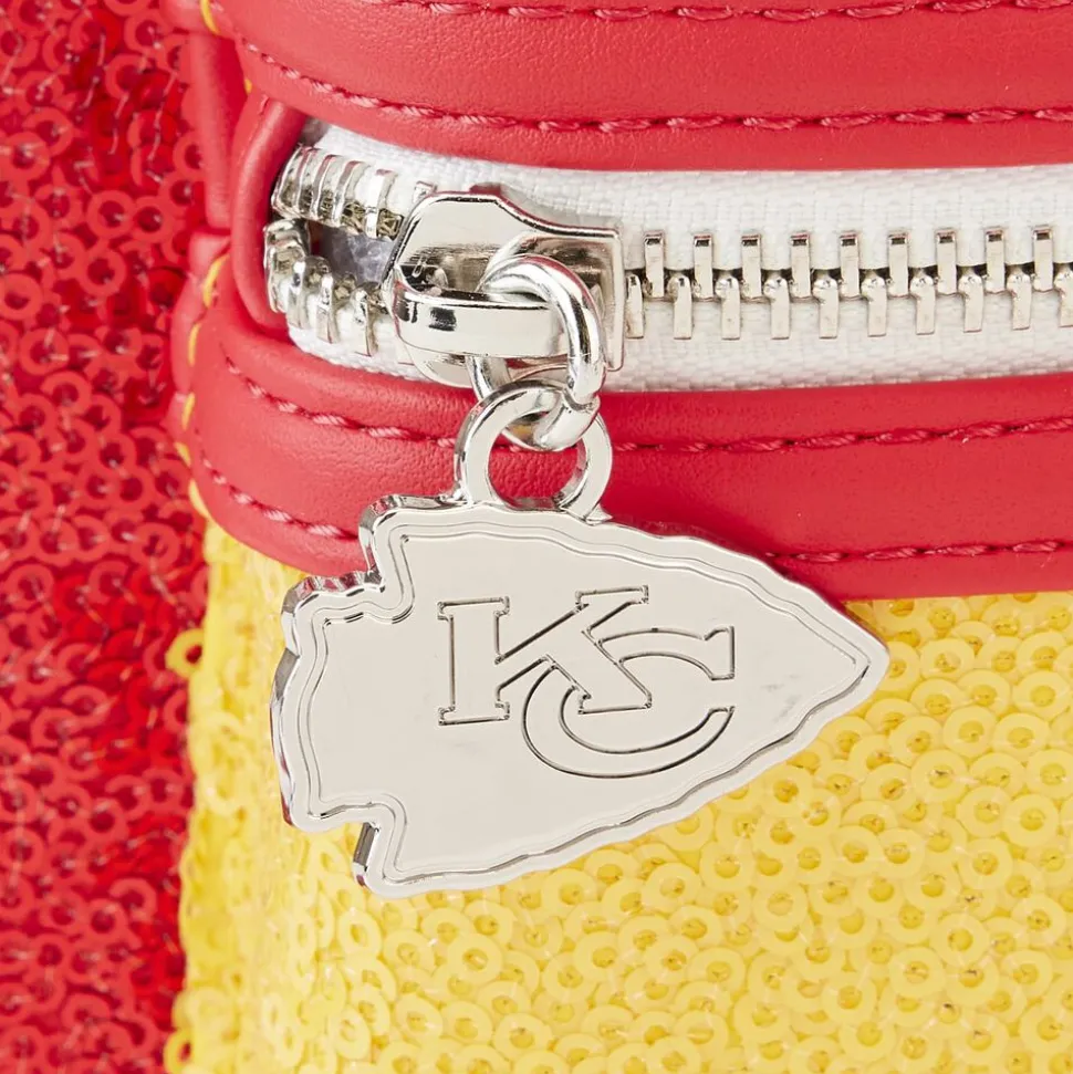 NFL Mini Backpacks< Kansas City Chiefs Sequin Mini Backpack
