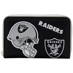 NFL Wallets< Las Vegas Raiders Patches Zip Around Wallet