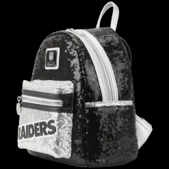 NFL Mini Backpacks< Las Vegas Raiders Sequin Mini Backpack