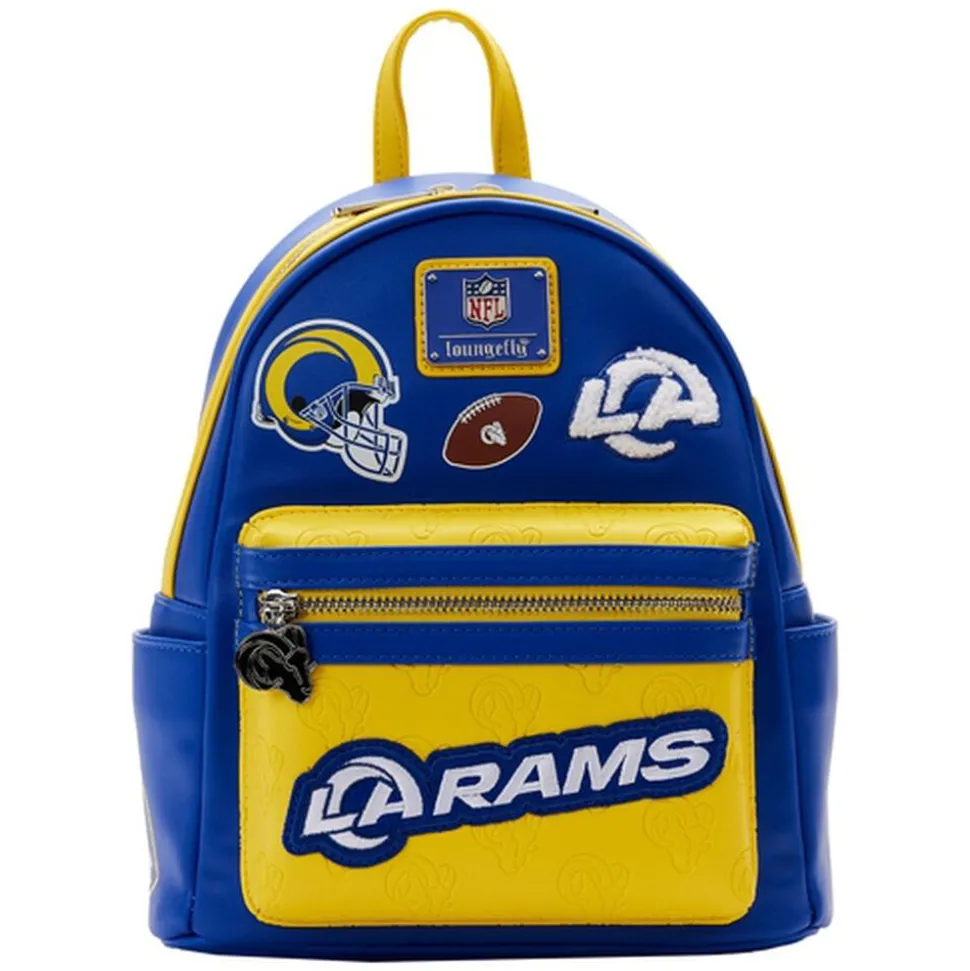 NFL Mini Backpacks< Los Angeles Rams Patches Mini Backpack