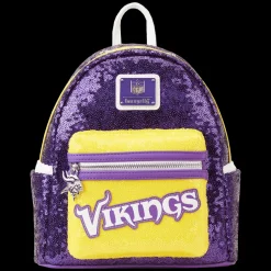 NFL Mini Backpacks< Minnesota Vikings Sequin Mini Backpack