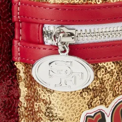 NFL Mini Backpacks< San Francisco 49Ers Sequin Mini Backpack