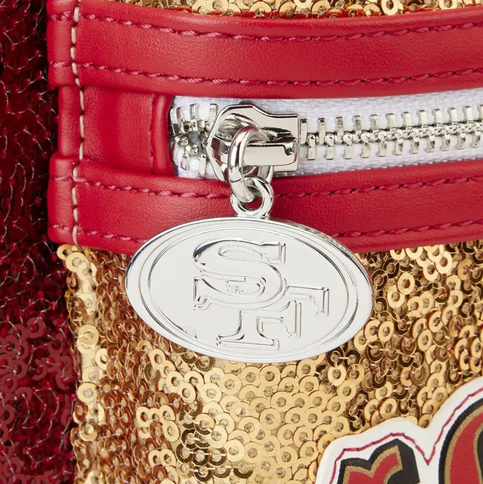NFL Mini Backpacks< San Francisco 49Ers Sequin Mini Backpack
