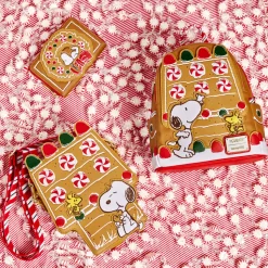 Peanuts Wallets< Snoopy Gingerbread Wreath Scented Zip Around Wallet