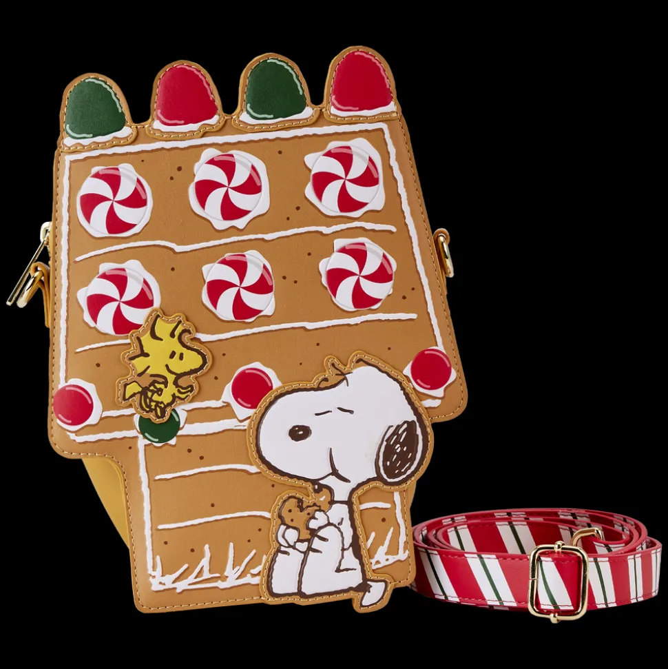Peanuts Crossbody Bags< Snoopy Gingerbread House Scented Crossbody Bag