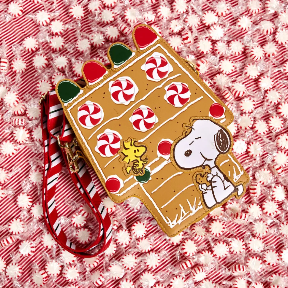 Peanuts Crossbody Bags< Snoopy Gingerbread House Scented Crossbody Bag