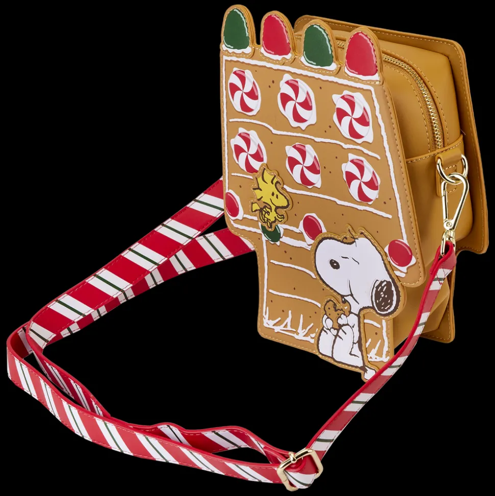 Peanuts Crossbody Bags< Snoopy Gingerbread House Scented Crossbody Bag